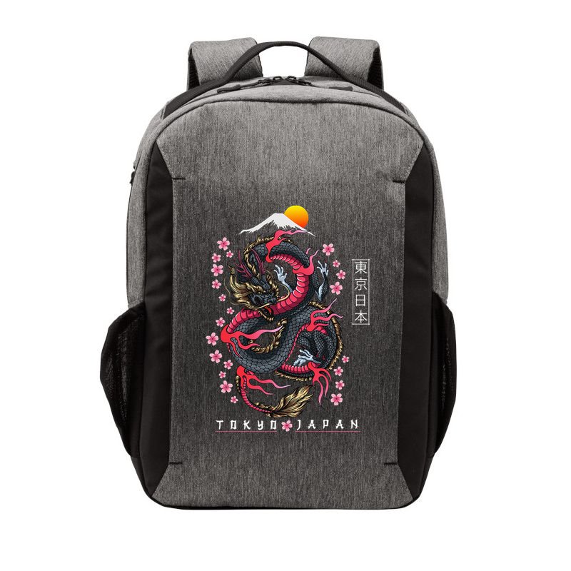 Japanese Aesthetic Dragon Tokyo Japan Vector Backpack