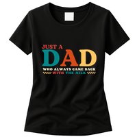 Just A Dad Who Always Came Back With The Milk FatherS Day Womens T-Shirt