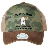 Just A Dad Who Always Came Back With The Milk Legacy Tie Dye Trucker Hat