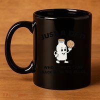 Just A Dad Who Always Came Back With The Milk 11oz C Handle Ceramic Mug