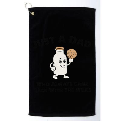 Just A Dad Who Always Came Back With The Milk Golf Towel