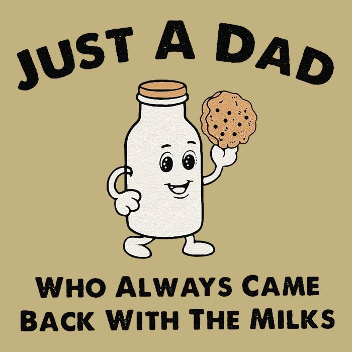 Just A Dad Who Always Came Back With The Milk Performance Shirt