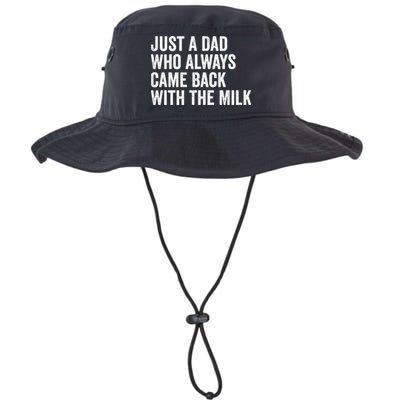 Just A Dad Who Always Came Back With The Milk FatherS Day Bucket Hat