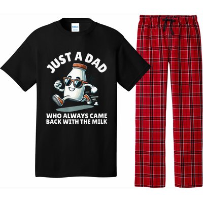 Just A Dad Who Always Came Back With The Milk Fathers Day Pajama Set