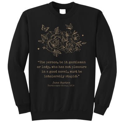 Jane Austen Dark Academia Bookish Bookworm Literary Sweatshirt