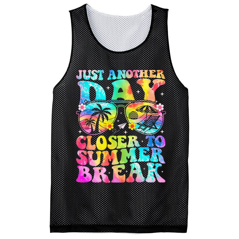 Just Another Day Closer To Summer Break Last Day Of School Mesh Reversible Basketball Jersey Tank