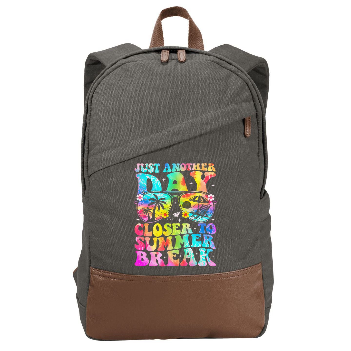 Just Another Day Closer To Summer Break Last Day Of School Cotton Canvas Backpack