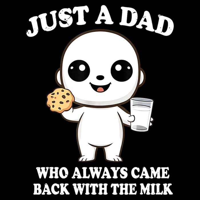 Just A Dad Who Always Came Back With The Milk Impact Tech Backpack