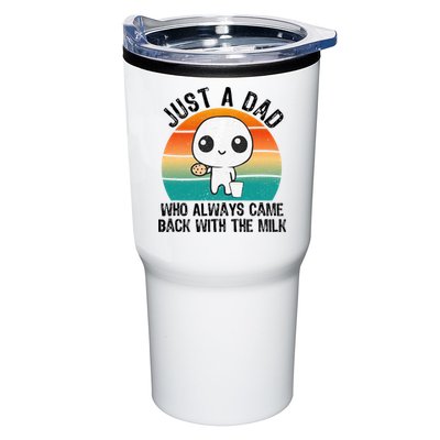 Just A Dad Who Always Came Back With The Milk, Father's Day  Tumbler