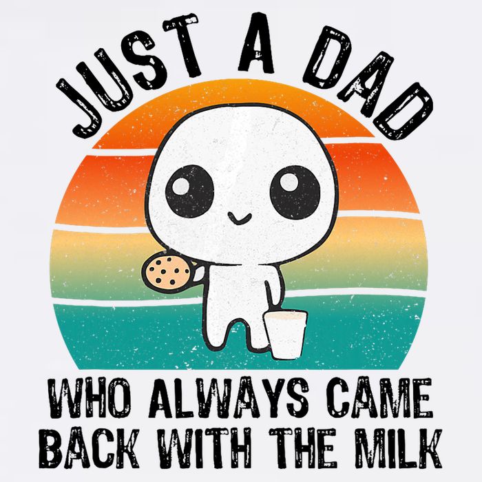 Just A Dad Who Always Came Back With The Milk, Father's Day  Youth Performance Sprint T-Shirt