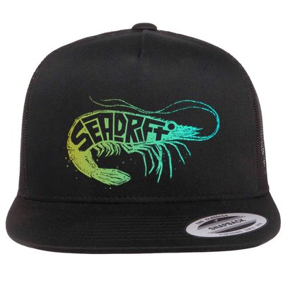 Jayme Art Designs Seadrifter Shrimp Flat Bill Trucker Hat