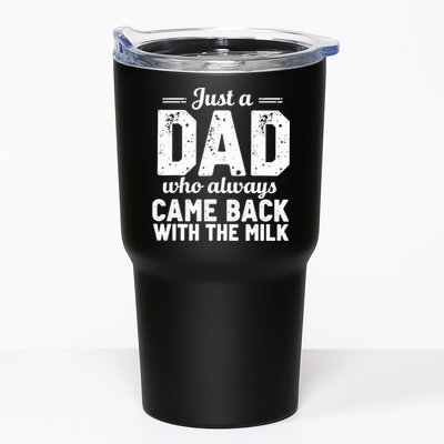 Just A Dad Who Always Came Back With The Milk Fathers Day Tumbler