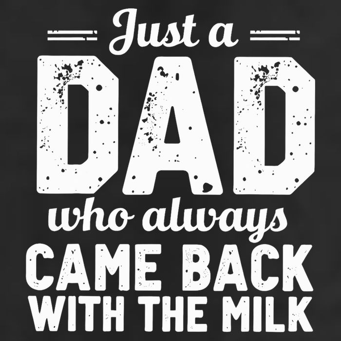 Just A Dad Who Always Came Back With The Milk Fathers Day Golf Towel