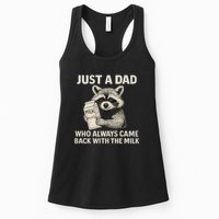 Just a Dad Who Always Came Back with the Milk Womens Tank Top