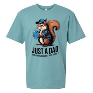 Just A Dad Who Always Came Back With The Milk Sueded Cloud Jersey T-Shirt