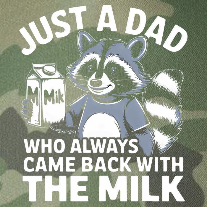 Just A Dad Who Always Came Back With The Milk Dad Legacy Tie Dye Trucker Hat