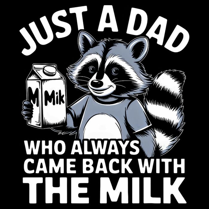 Just A Dad Who Always Came Back With The Milk Dad Drawstring Bag