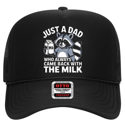 Just A Dad Who Always Came Back With The Milk Dad Trucker Hat
