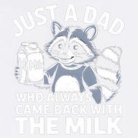Just A Dad Who Always Came Back With The Milk Dad Garment-Dyed Sweatshirt