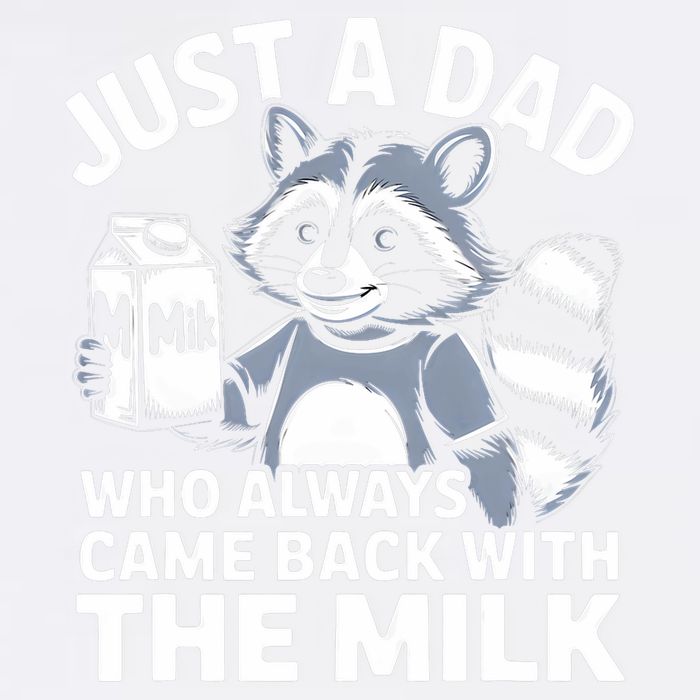 Just A Dad Who Always Came Back With The Milk Dad Garment-Dyed Sweatshirt