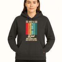 Just A Dad Who Always Came Back With The Milk Funny Retro Hoodie