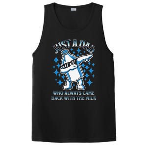 Just A Dad Who Always Came Back With The Milk FatherS Day PosiCharge Competitor Tank