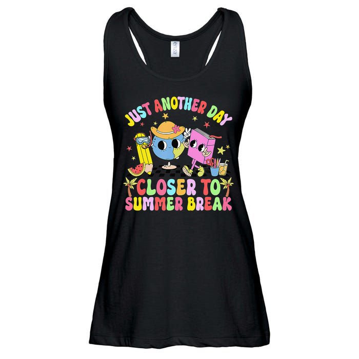 Just Another Day Closer To Summer Break Last Day Of School Ladies Essential Flowy Tank