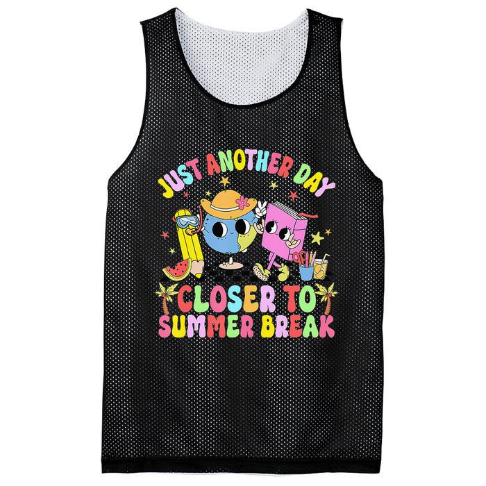 Just Another Day Closer To Summer Break Last Day Of School Mesh Reversible Basketball Jersey Tank