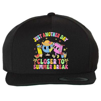 Just Another Day Closer To Summer Break Last Day Of School Wool Snapback Cap