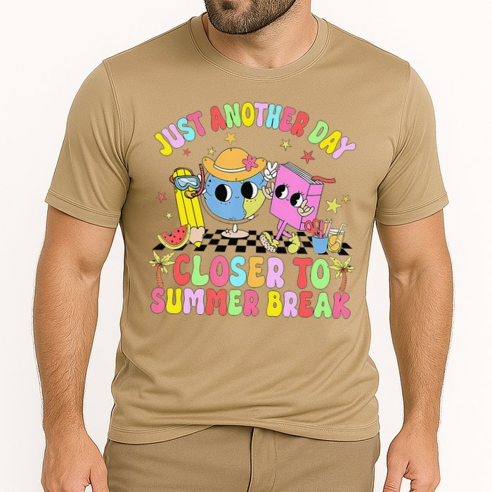 Just Another Day Closer To Summer Break Last Day Of School Cooling Performance Crew T-Shirt