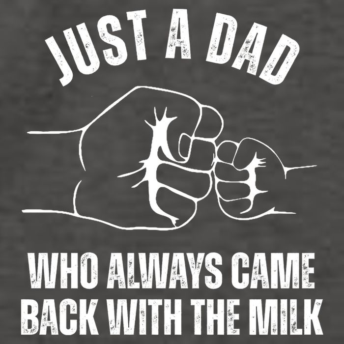 Just A Dad Who Always Came Back With The Milk Vector Backpack