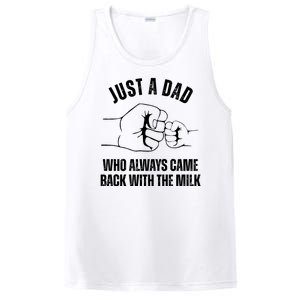 Just A Dad Who Always Came Back With The Milk PosiCharge Competitor Tank