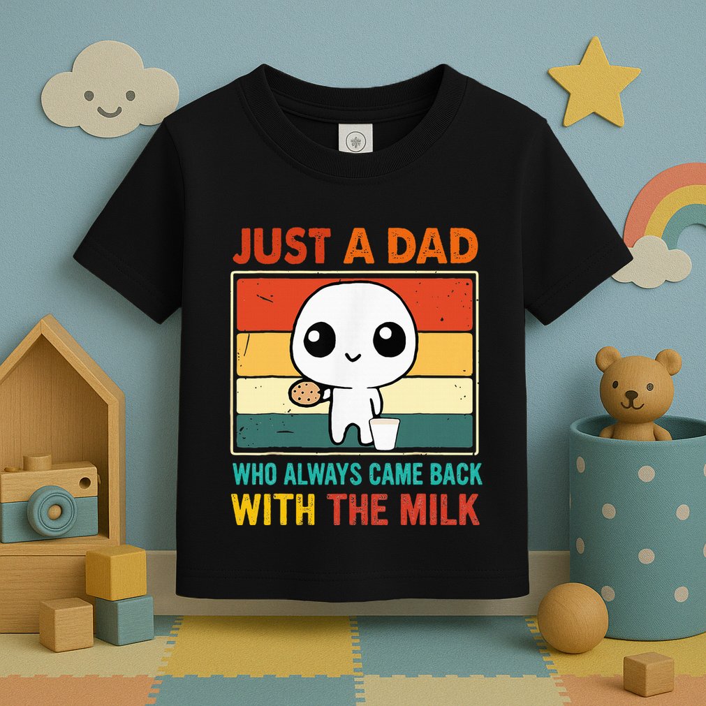 Just A Dad Who Always Came Back With The Milk Toddler T-Shirt