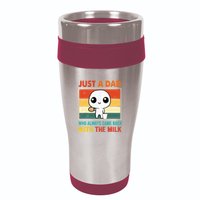 Just A Dad Who Always Came Back With The Milk 16oz Travel Tumbler