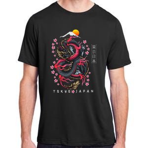 Japanese Aesthetic Dragon Tokyo Japan Manga Adult ChromaSoft Performance T-Shirt