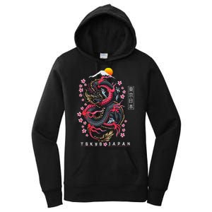 Japanese Aesthetic Dragon Tokyo Japan Manga Women's Pullover Hoodie