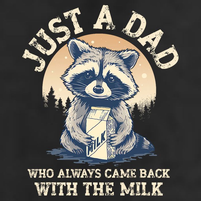 Just A Dad Who Always Came Back With The Milk Ferral Dad 25L Jumbo Tote