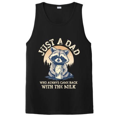 Just A Dad Who Always Came Back With The Milk Ferral Dad PosiCharge Competitor Tank