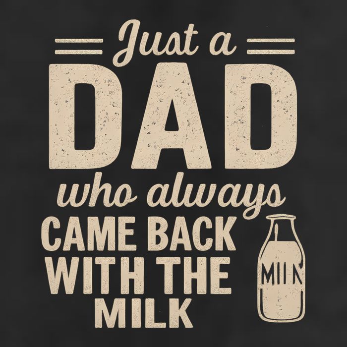 Just a Dad Who Always Came Back With the Milk Cool Comfort Performance Bucket Hat