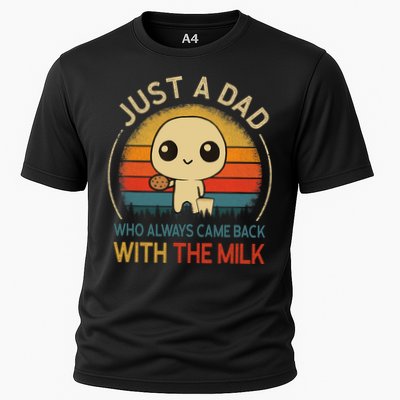 Just A Dad Who Always Came Back With The Milk Dad Daddy Gift Performance Shirt