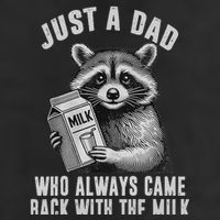 Just A Dad Who Always Came Back With The Milk Golf Towel