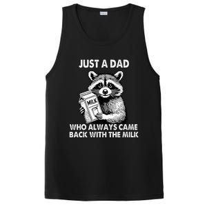 Just A Dad Who Always Came Back With The Milk FatherS Day PosiCharge Competitor Tank