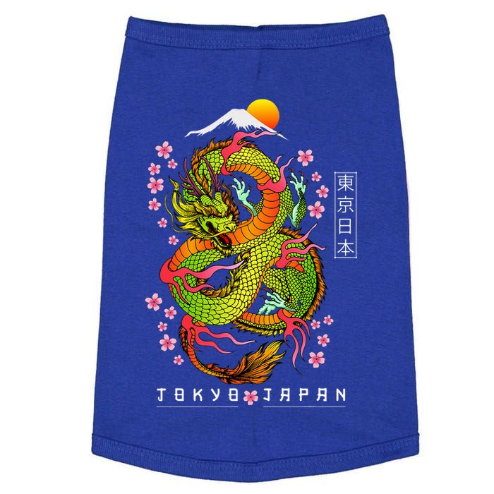 Japanese Aesthetic Dragon Tokyo Japan Asian 80’s Manga Anime  Doggie Tank