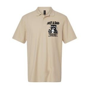 Just A Dad Who Always Came Back With The Milk Funny Dad Joke Gift Softstyle Adult Sport Polo