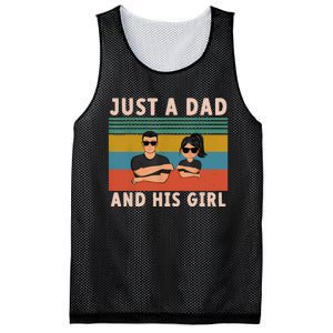 Just A Dad And His Girl Daddy FatherS Day 2024 Mesh Reversible Basketball Jersey Tank