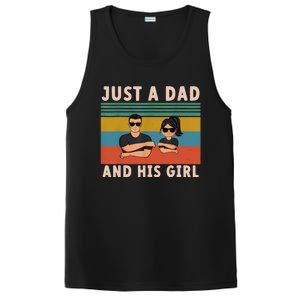 Just A Dad And His Girl Daddy FatherS Day 2024 PosiCharge Competitor Tank