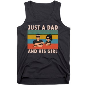 Just A Dad And His Girl Daddy FatherS Day 2024 Tank Top