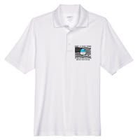 Just A Dad Came Back With Milk FatherS Day Design Men's Origin Performance Pique Polo