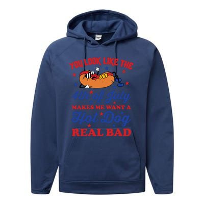 Just A Dad Who Always Came Back With The Milk Performance Fleece Hoodie