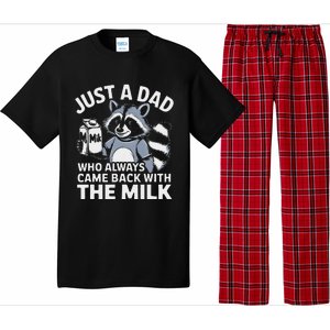 Just A Dad Who Always Came Back With The Milk Dad Pajama Set